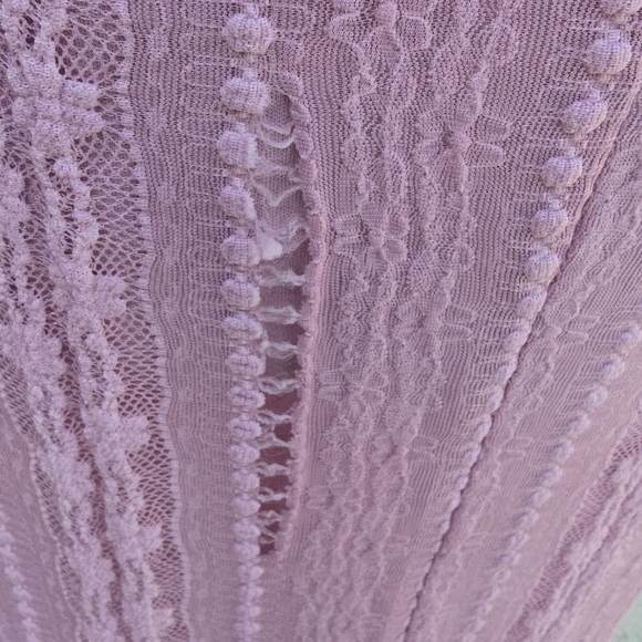 Chic Lavender Lace Maxi Dress - Picture 8 of 9
